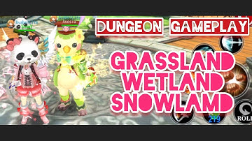 Avabel Lite - Dungeon gameplay Grassland,Wetland and Snowland