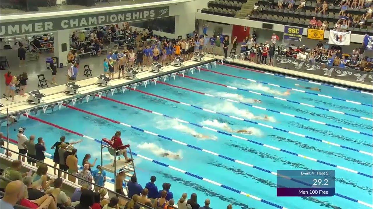 Men's 100 Freestyle A Final 2023 NCSA Summer Championships