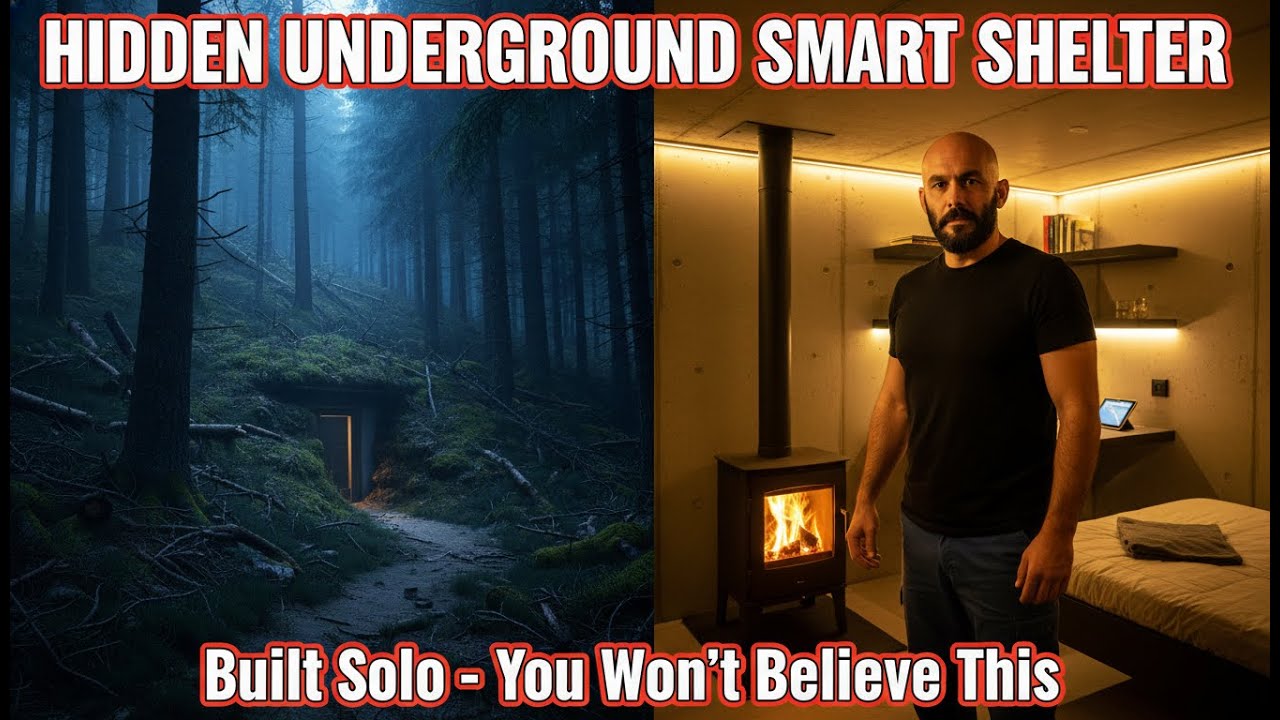 Hidden Underground Smart Shelter Built Solo | Mysterious Survival Masterpiece Revealed