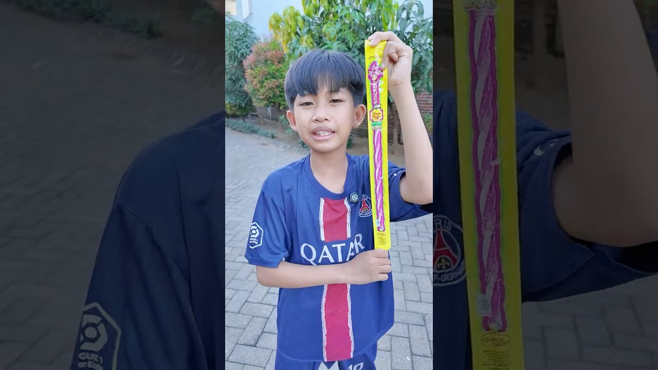Kakak Rafa Permen Gummynya Panjang Banget #shorts