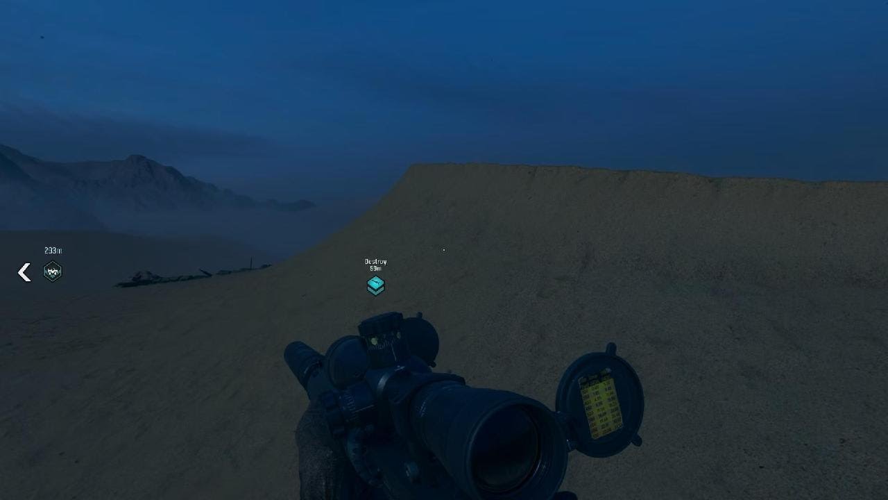 BO6/04/04: Call of Duty, Mission 4:Hunting Season, hardened difficulty, Map cleared