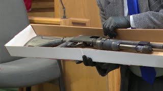 Famous Barrus Trial: Jury sees the rifle state claims was used to kill Broadwater deputy Profile