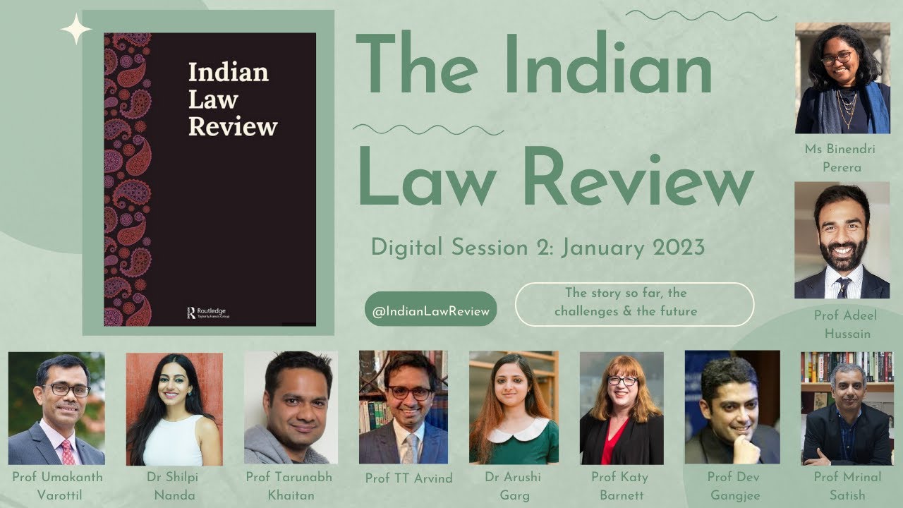 The Indian Law Review: Digital Session 2 - YouTube