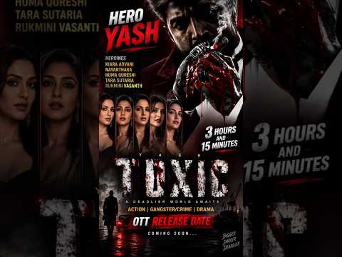 🔥 TOXIC OTT Release Date 🔥 Yash’s Deadliest Action Gangster Drama | 3 Hours 15 Minutes 🎬 by Satvik Fun Arena 🎬🏏