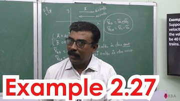 27.Physics | Kinematics | Example 2.27