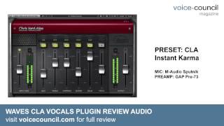 Review Audio: Waves CLA Vocals Plugin
