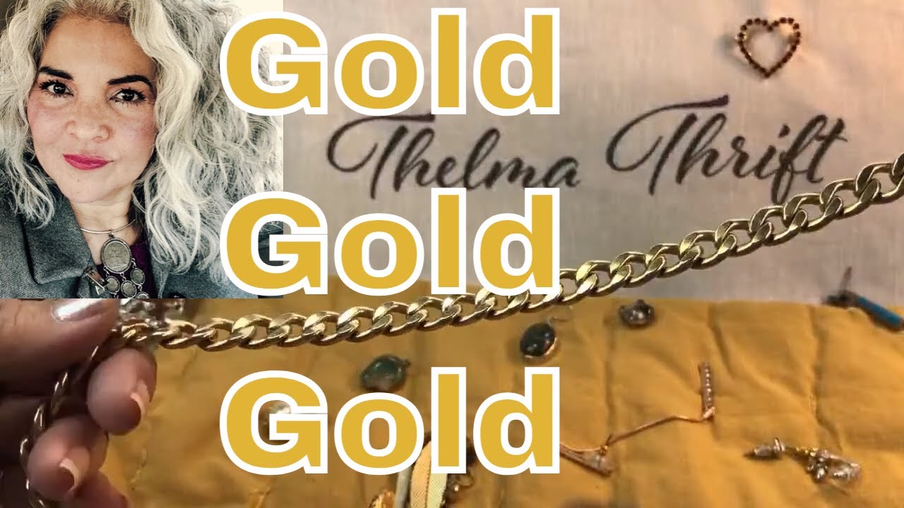 $100 Goodwill Jewelry Jar I found Gold & Diamonds