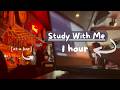 Study With Me in a Bar | 1 Hour | Cozy Background Chatter, No Music