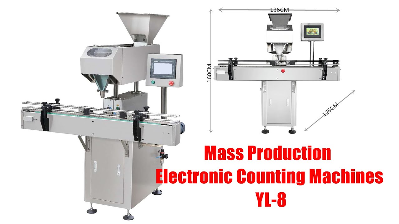 Mass Production Electronic Counting Machines YL-8 - YouTube