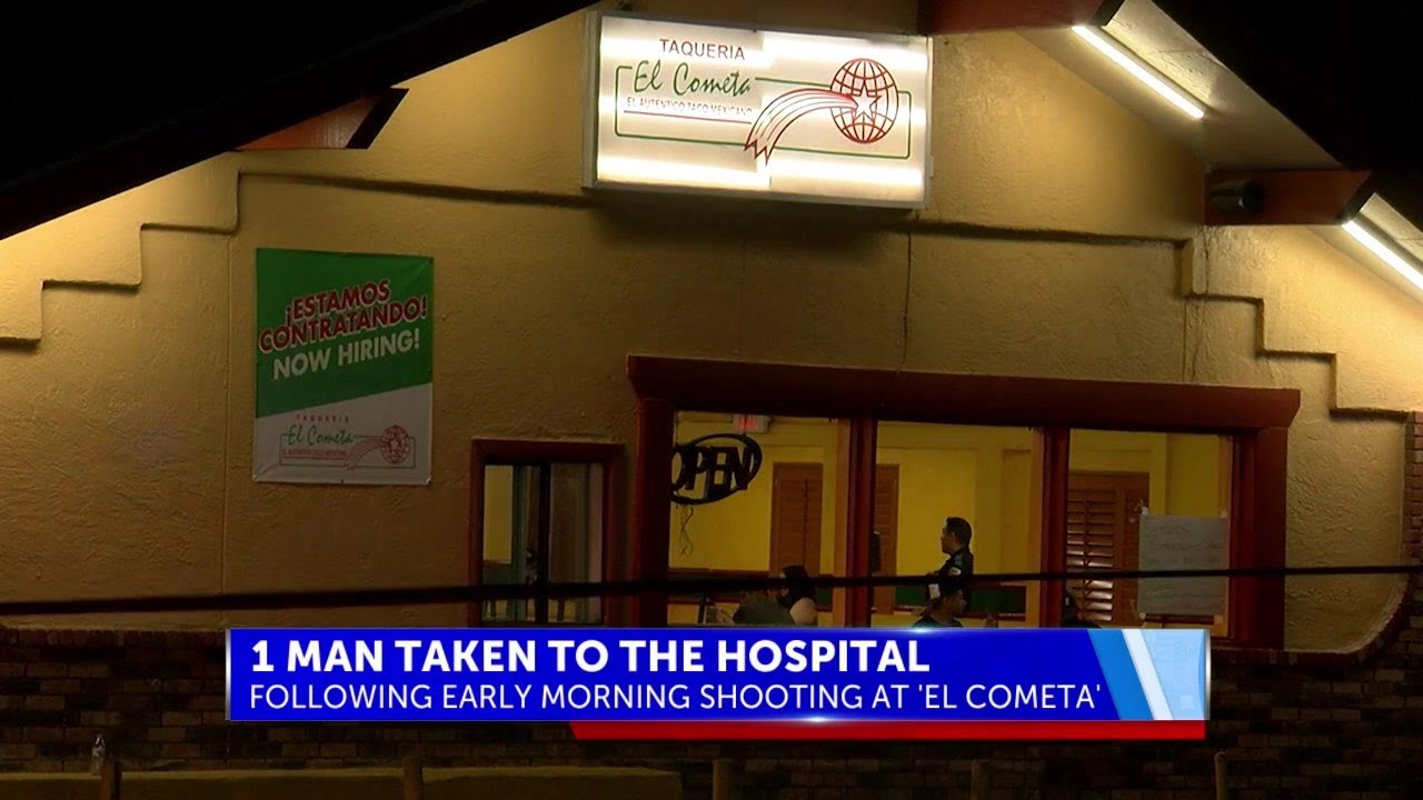One man taken to the hospital after east El Paso shooting - YouTube