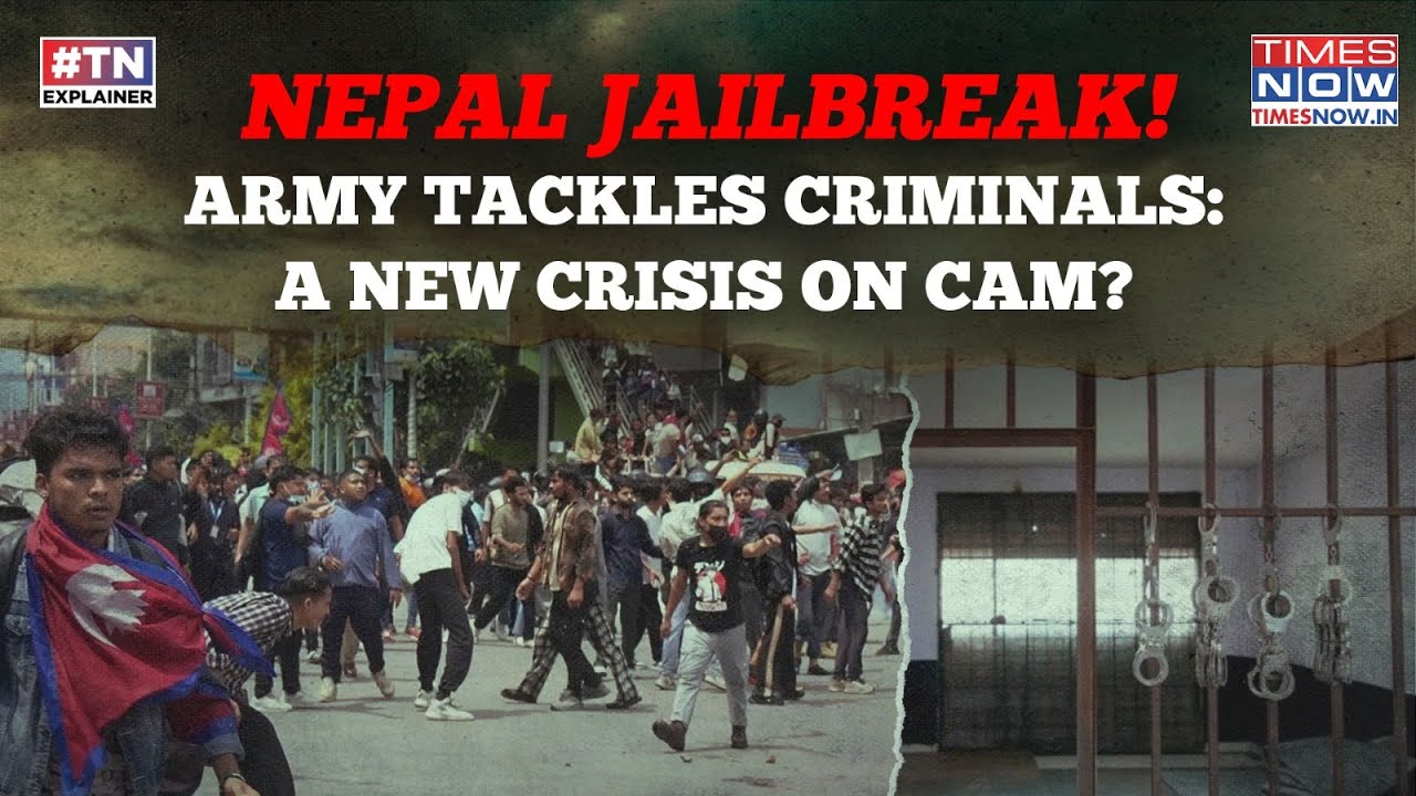 Nepal Protests: On Cam- Army Tackles Criminals As Jailbreaks Spark Fresh Tensions Along India Border