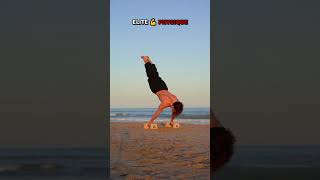 Insane Beach Calisthenics Routine! 🔥 #shorts