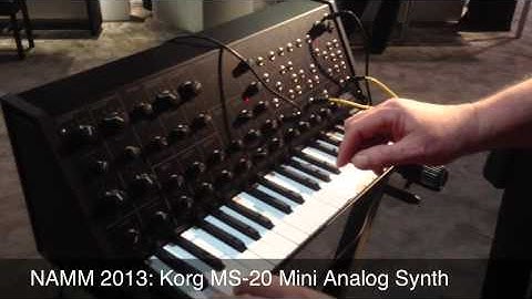 NAMM 2013: Korg MS-20 Mini Analog Synth