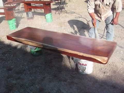 Mesas de madera huanacaxtle youtube