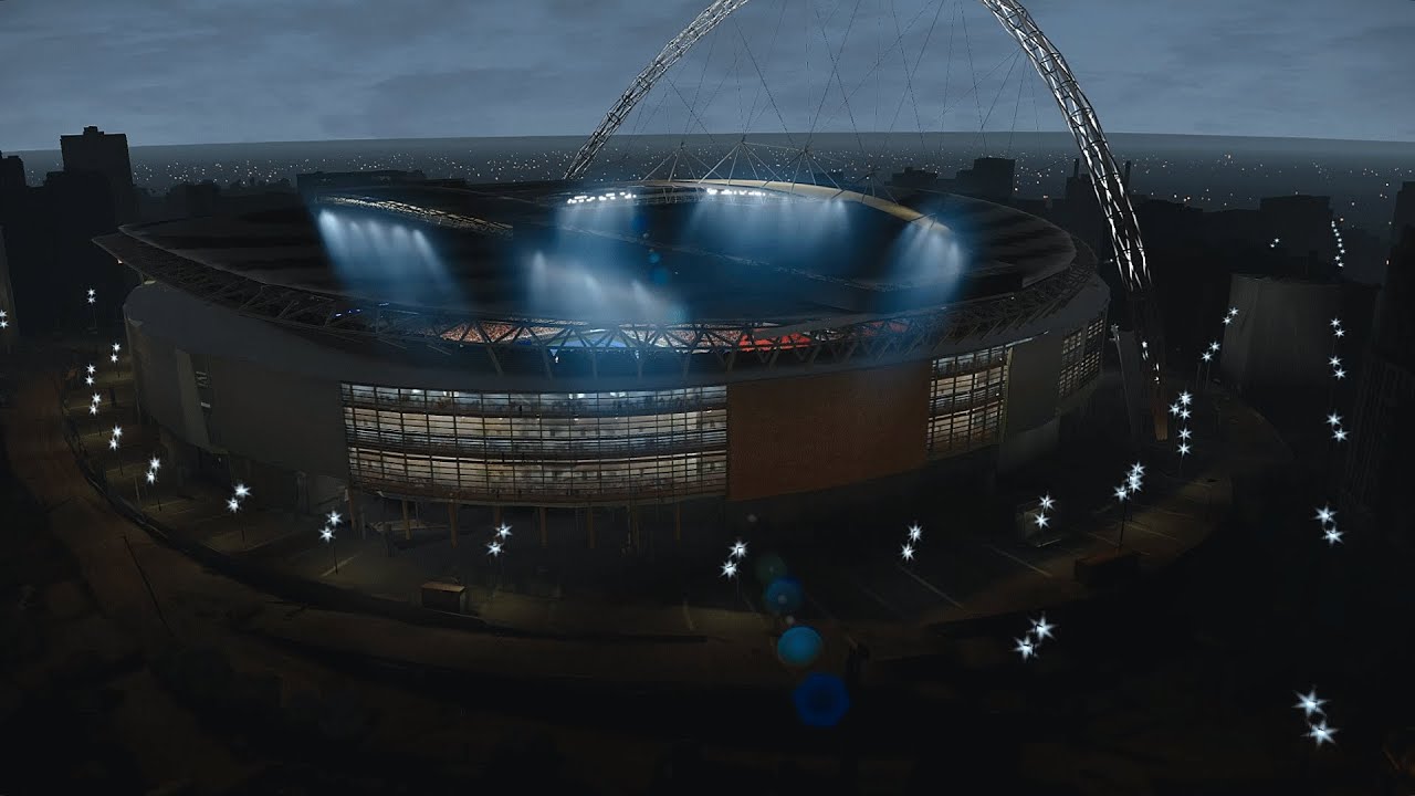 Wembley Stadium Aerial, Tunnel & UCL Final Ad Banners by papijonnnn (it's great)
