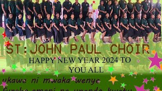 NJONI TUMSIFU MUNGU WETU, KWAYA YA St.John Paul's II KIUT-JKC, WAKIINGIA NAO KATIKA PERFORMANCE .