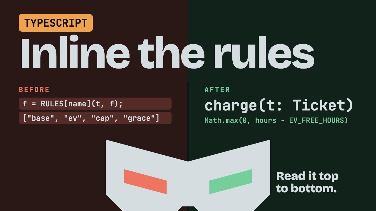 KISS: Replace a Rule Engine with Plain Code in TypeScript: Refactoring Step by Step