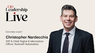 Rockwell Automation CDIO on IT, AI and Manufacturing Resilience