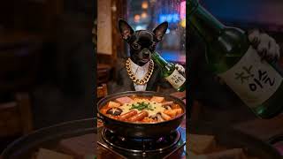 Korean Army Stew at 2AM#koreanfood #budaejjigae #asmr #foodshorts #ai #cinematic #shorts