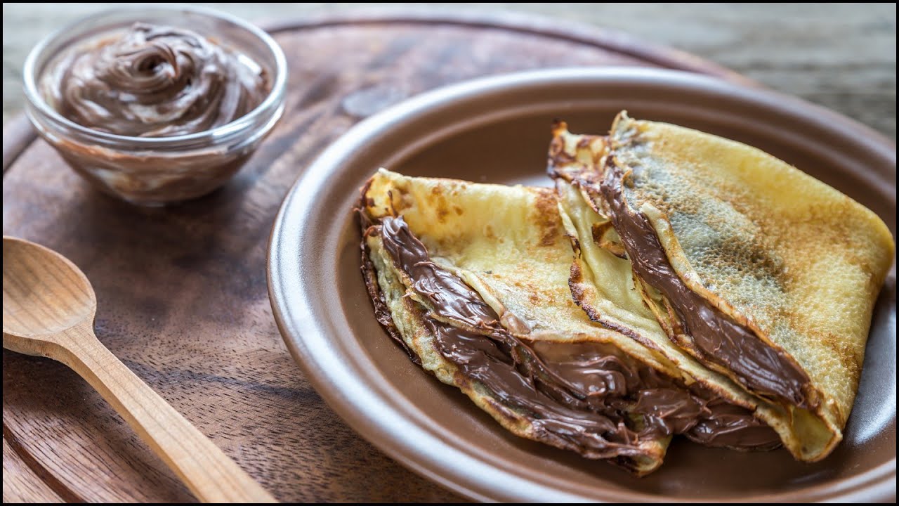 CREPES alla Nutella perfette in pochi minuti