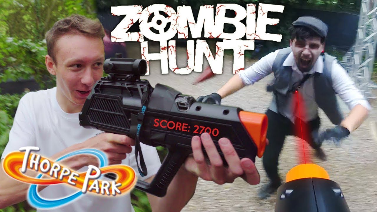 ZOMBIE HUNT AT THORPE PARK!