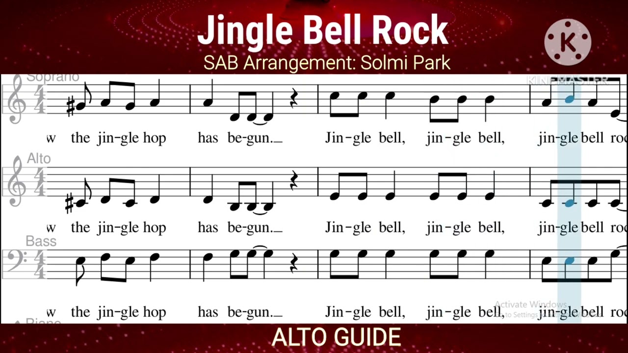 JINGLE BELL ROCK _ ALTO Guide
