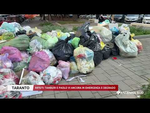 Video 13 DICEMBRE 2025 TARANTO RIFIUTI TAMBURI E PAOLO VI ANCORA IN EMERGENZA E DEGRADO