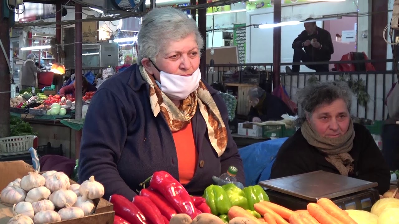 ქუთაისის ცენტრალური ბაზარი სრული დატვირთვით აგრძელებს მუშაობას