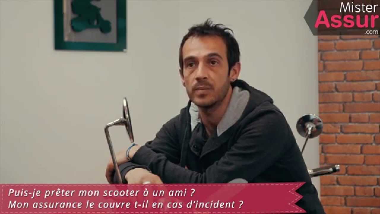 Puis-je prêter mon scooter à un ami? Mon assurance le couvre t-il en cas d'incident? 3/12
