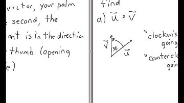 MCV4U - Cross Product - Part 3 of 4