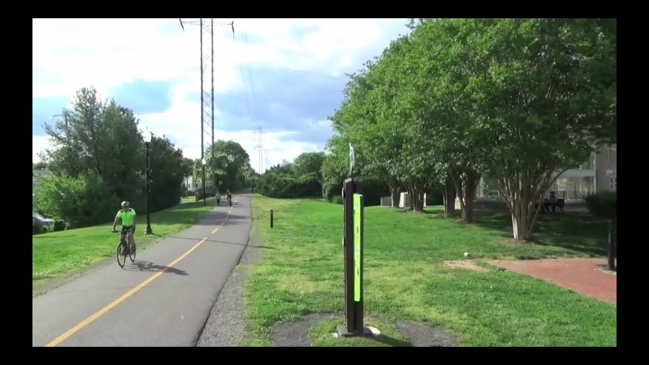 W&OD Bike Trail, a video tour, (mile 20 to 45), Herndon to Purcellville, Virginia, May 2021