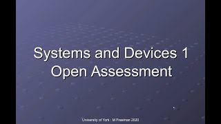 SYS1 open assessment
