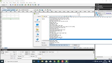 Cara Membuat Tombol Menu Pada Website dengan Macromedia Dreamweaver 8