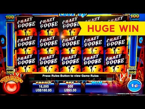 HUGE WIN! Crazy Goose Slot - AWESOME BONUS!