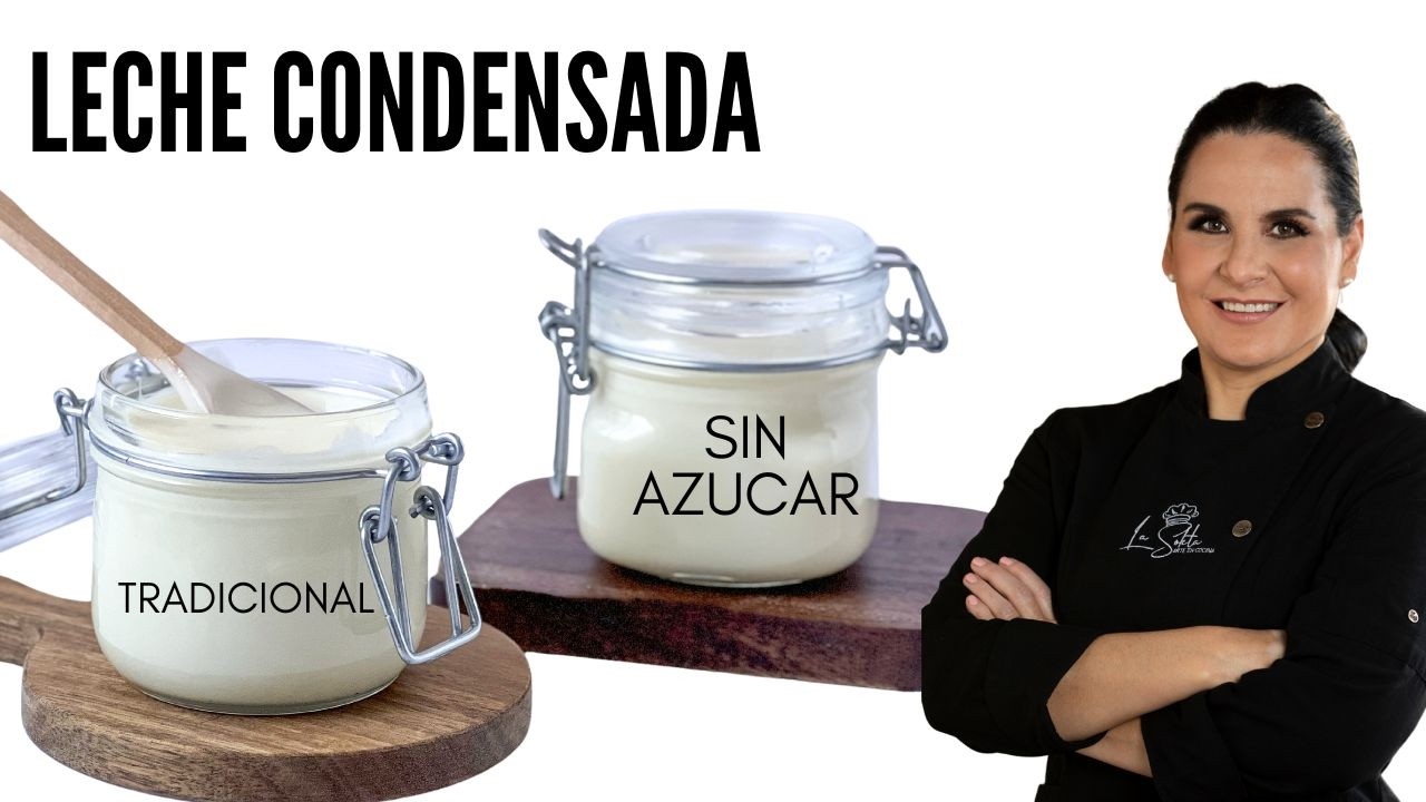 Como hacer LECHE CONDENSADA casera  SIN AZÚCAR en 5 MINUTOS!!