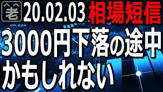 中国の18兆円資金供給や「カラ売り禁止令」もあって、想定ほどは下げなかった日経平均。前場段階では買い戻しも活発だった。しかし日経は3000円下落の途中かもしれない。不安定下落局面の特性と対応を考える。