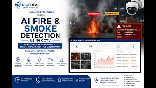 AI Fire & Smoke Detection Using CCTV | Real-Time Fire Detection & Smart Video Analytics Dashboard