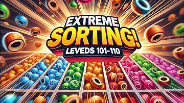 Nut Sorting Level 101 to 110 | Extreme Speed & Accuracy | ASMR Satisfying Game