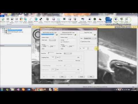 Two Minute Tip | How to Pan Sharpen Data in ERDAS IMAGINE v15