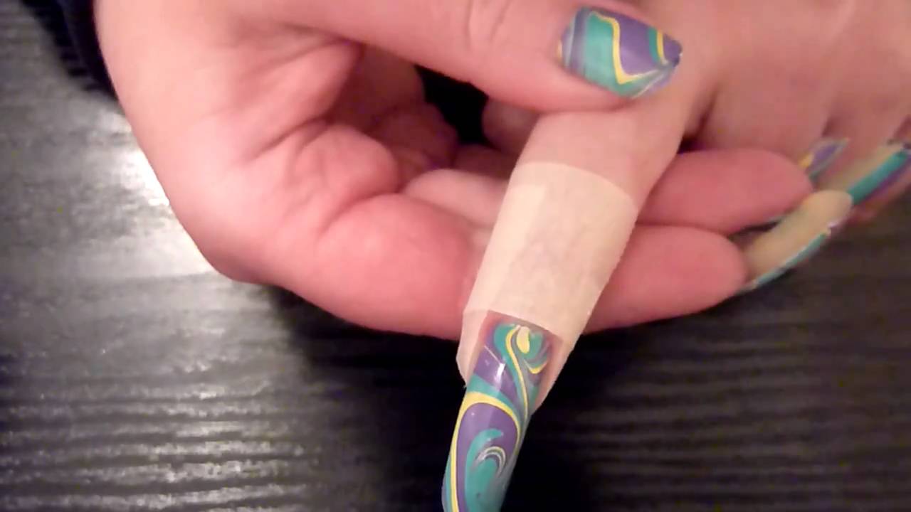 Water Marble Tipstricksadvicehow To Nail Art Tutorial For