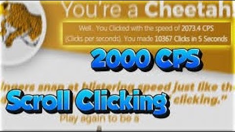How to Scroll Click With ANY Mouse (2000+ CPS!)
