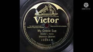 Shannon Quartet My Creole Sue 1923 (Victor 19343-B)