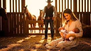 “Poor Widow Was Hired Just to Clean the Barn  Until the Rancher Found His Twins Sleeping in Her Arms