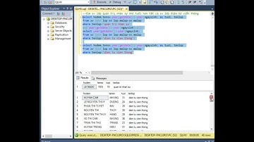 Truy vấn con - Subquery