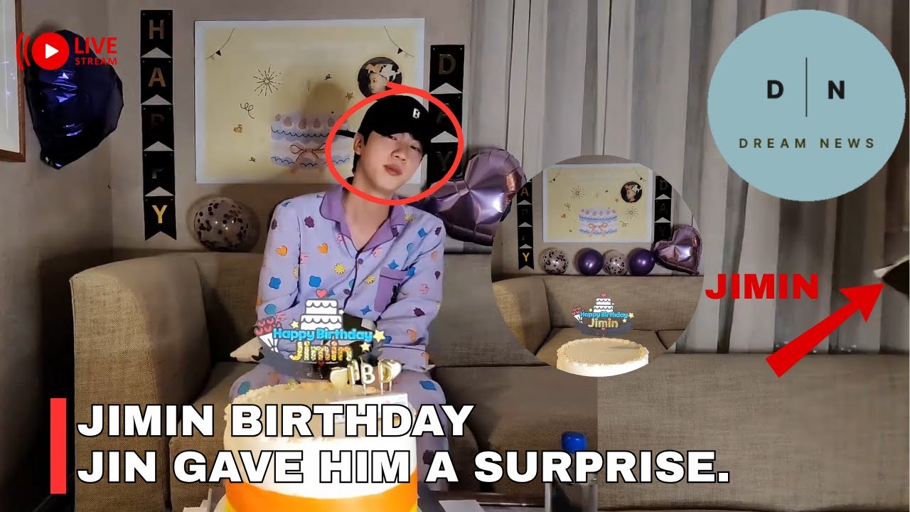 🔴ПРЯМОЕ ВИДЕО! Джин устроил БЕЗУМНЫЙ сюрприз на день рождения Чимина в ПРЯМОМ ЭФИРЕ на камеру!