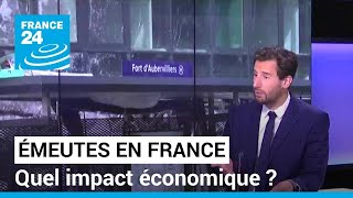 Émeutes en France : quel impact économique? • FRANCE 24