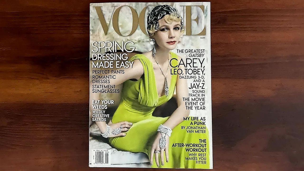 Vogue May 2013 Carey Mulligan, Tom Hiddleston, Alec Baldwin | ASMR Magazine Flip Through