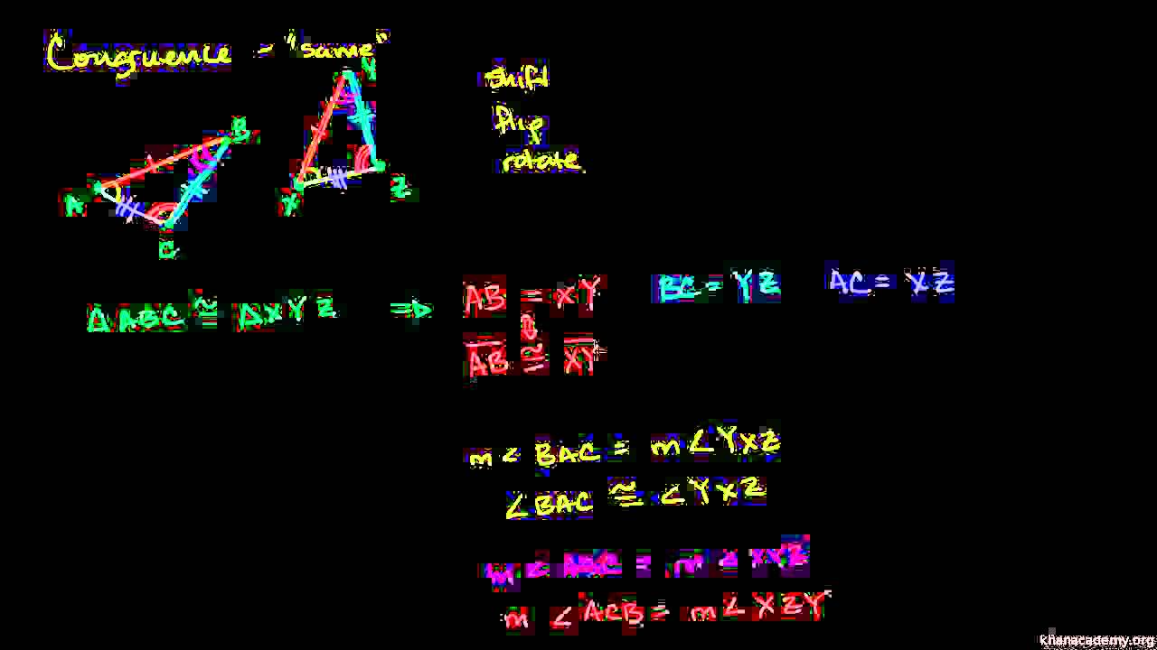 Geometry 041 Congruent Triangles and SSS Urdu YouTube