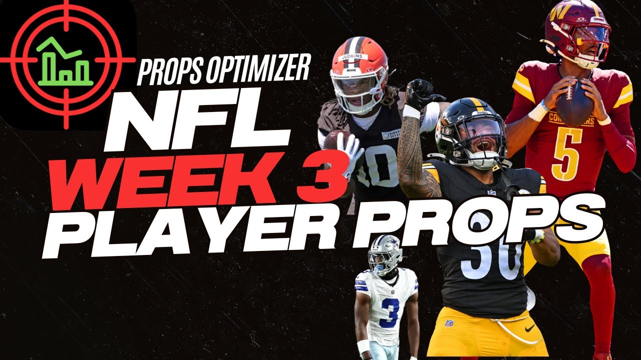 NFL Player Prop Bets for Week 3 | Top 5 Player Picks - YouTube