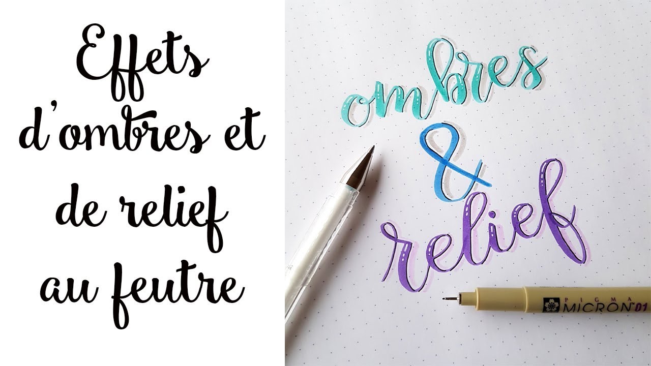 Effet d'ombres et relief